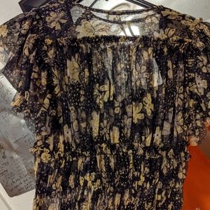 Free People Making Me Smile print top